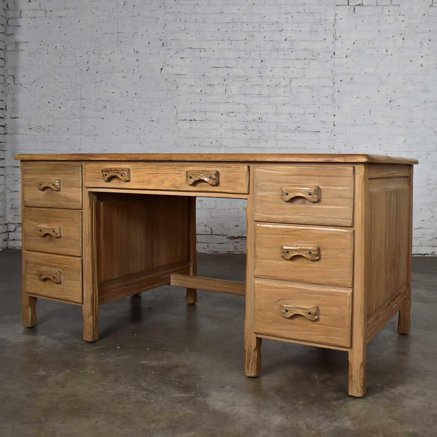 honey oak desk