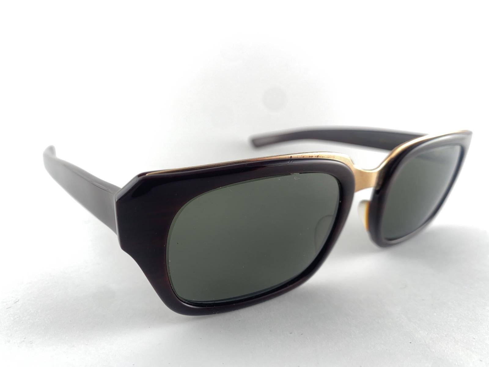 Vintage Rare 1960'S American Optical Midcentury True Color Sunglasses In Excellent Condition For Sale In Baleares, Baleares