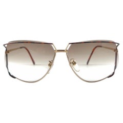 Vintage Rare 1970's Tura 425 Tortoise Oversized Brown Lenses Sunglasses