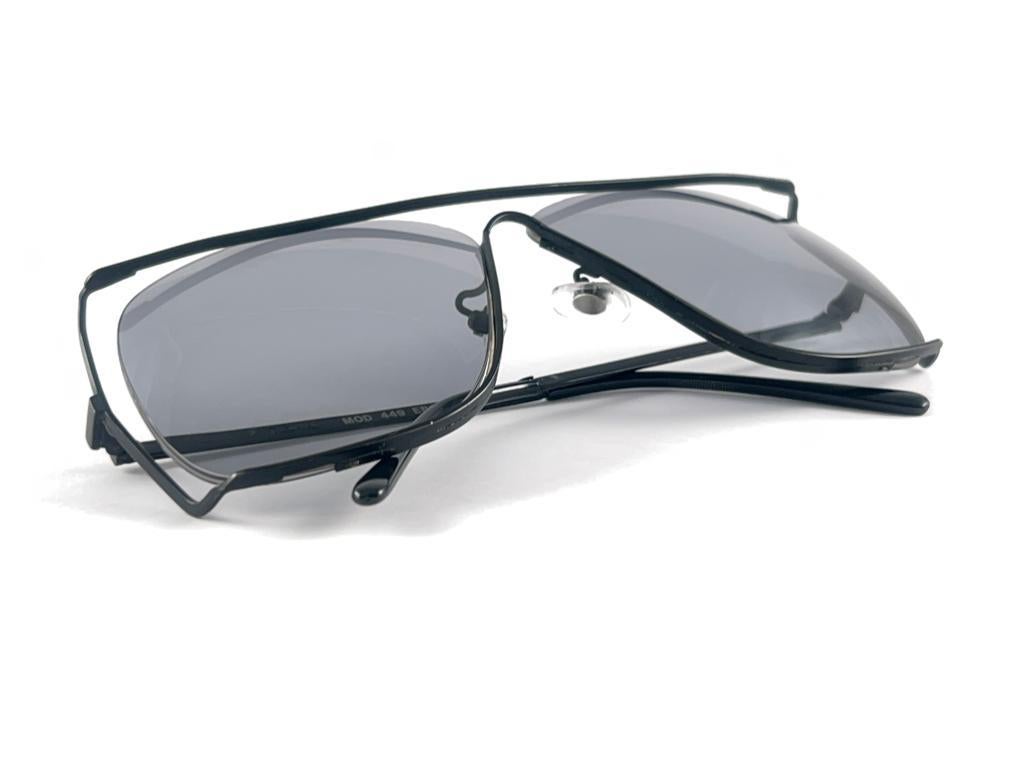 De las mujeres Gafas de sol vintage raras de los años 70 Tura 449 lentes negras sobredimensionadas en venta