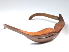 Vintage Rare A.A Sutain Wood Eskimo Sunglasses 1970's