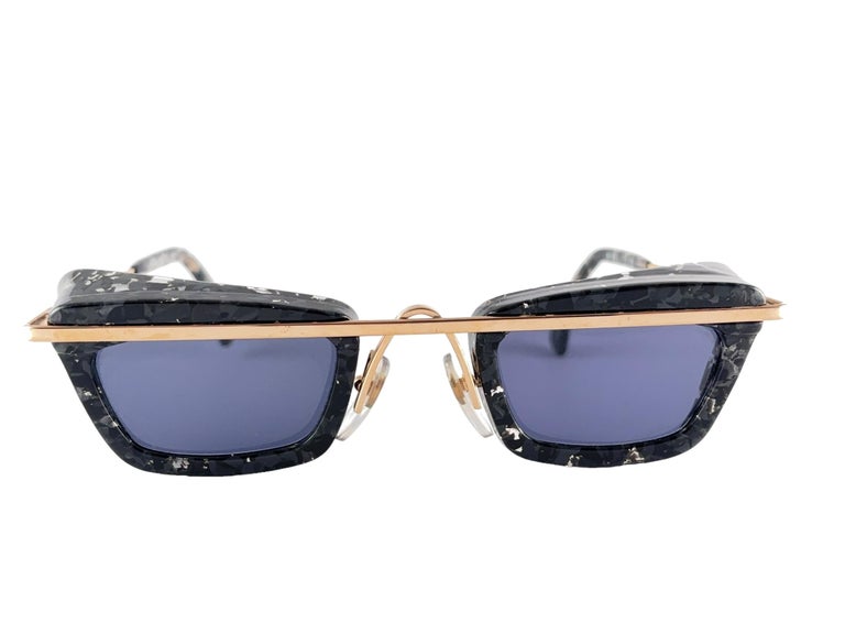 Vintage Alain Mikli Clear and Black Women\'s Sunglasses Alain Mikli 89 318 280M Clear Black Rectangular Certified  main image 4