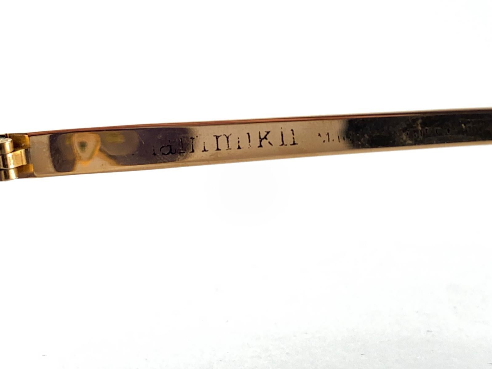 Seltene Alain Mikli 633 Aviator-Sonnenbrille, Vintage, Schildpatt und Gold, Frankreich, 1980 im Angebot 1