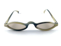 Vintage Rare Alain Mikli 916 Horn Pattern France Sunglasses 1989