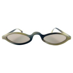 Vintage Rare Alain Mikli 916 Horn Pattern France Sunglasses 1989