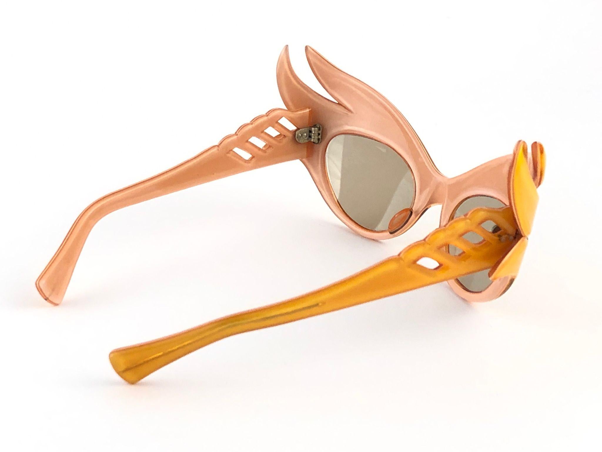Vintage Rare Alain Mikli Prototype Flaming Phoenix France Sunglasses 1988 5