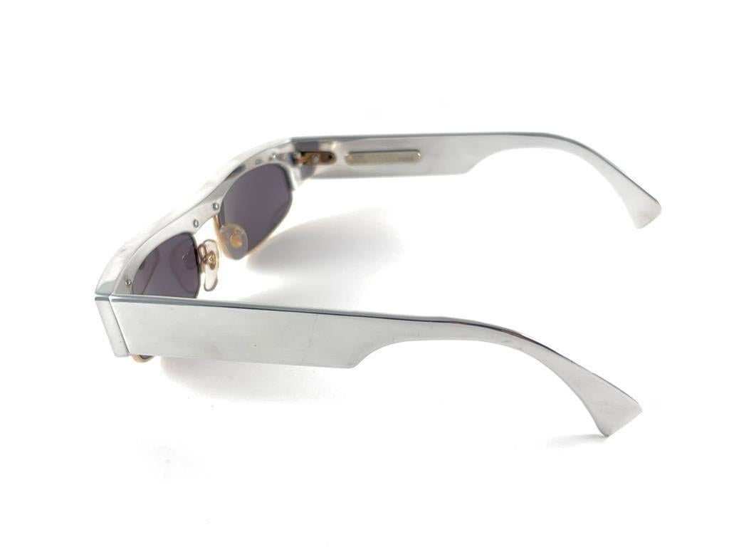 Vintage Rare Atelier Mikli  Sleek France Sunglasses 1990'S For Sale 8