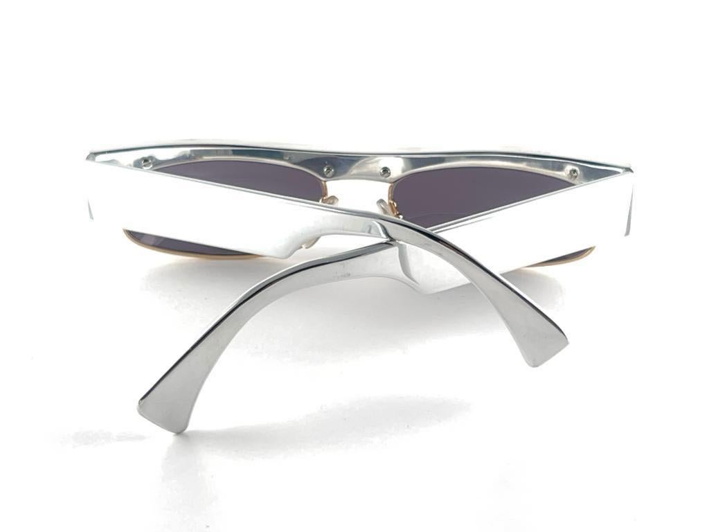 Vintage Rare Atelier Mikli  Sleek France Sunglasses 1990'S For Sale 9