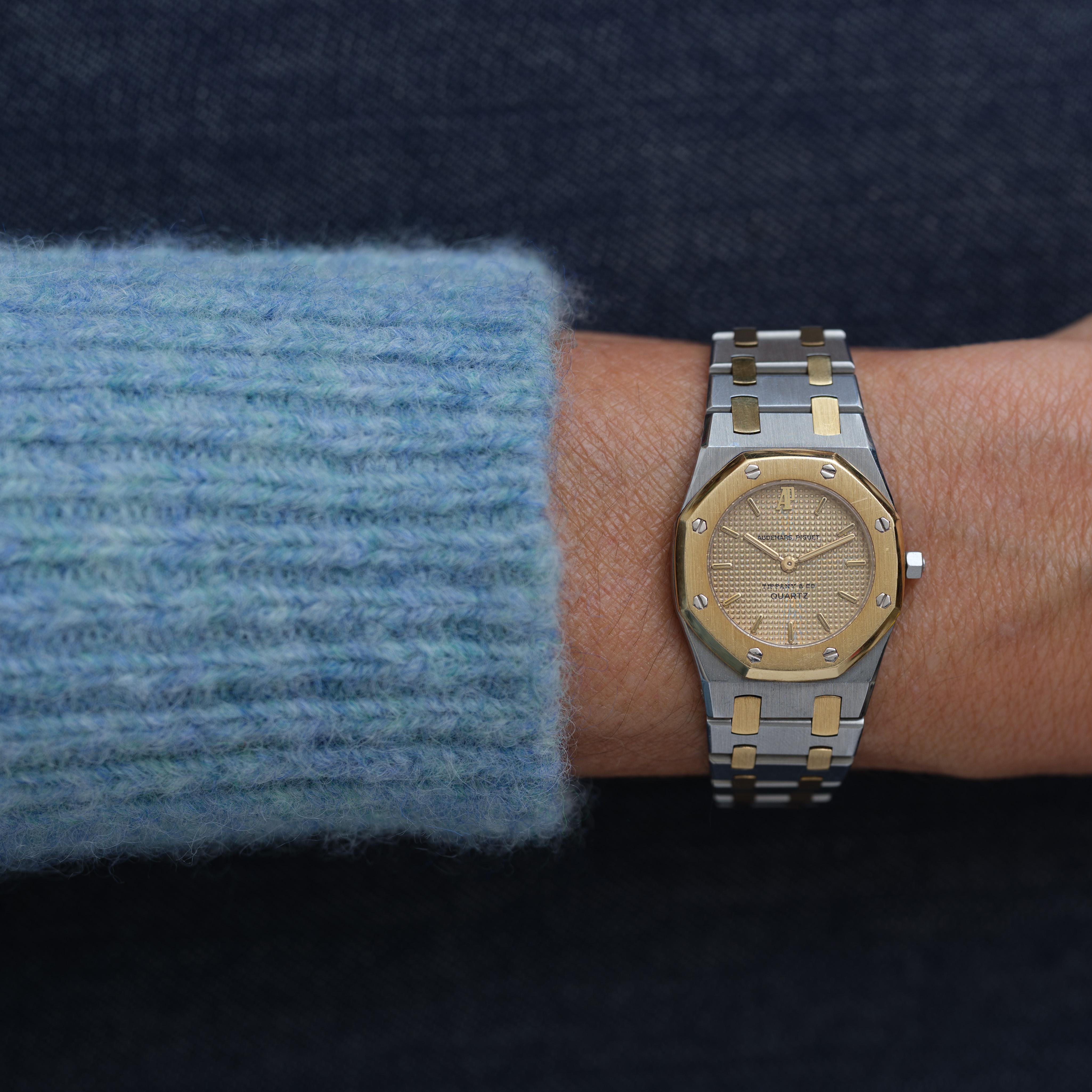 Vintage Rare Audemars Piguet x Tiffany & Co. Royal Oak Model 6007SA 4