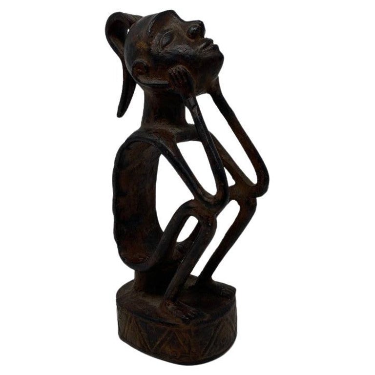 Ancester Statues Vintage Rare Bronze Tribal Ancestor Sculpture For Sale at 1stDibs