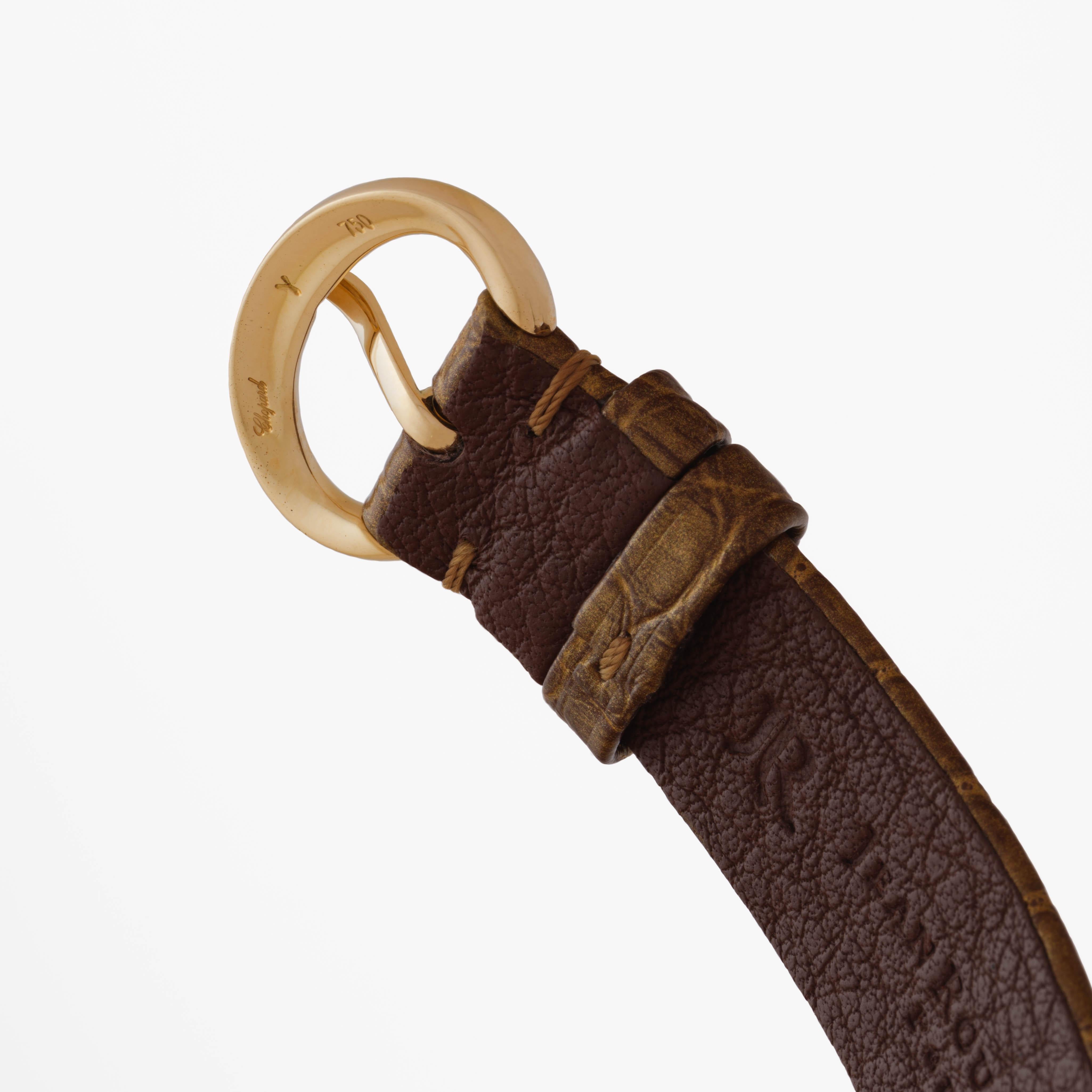 Vintage Rare Chopard Model No 4015/1 18 Karat Yellow Gold Card en vente 2