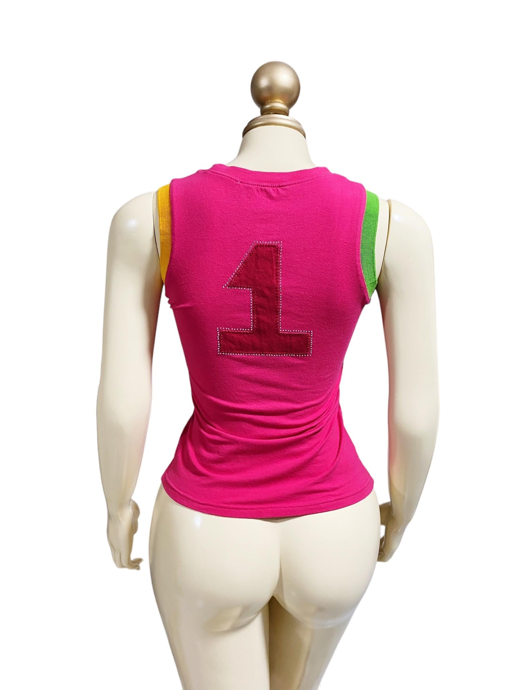 Vintage Rare CHRISTIAN DIOR by John Galliano Tank top In Excellent Condition In Iba, PH