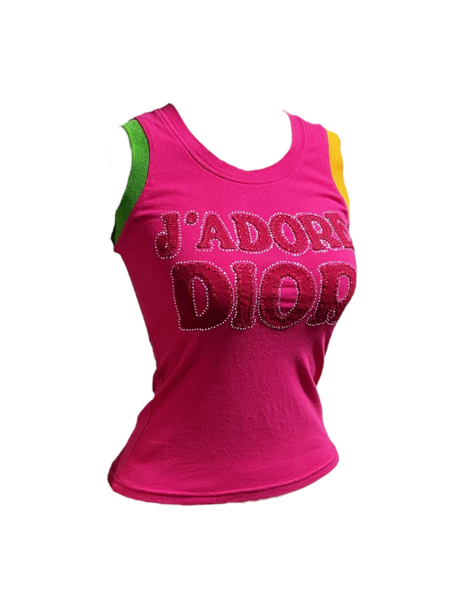Vintage Rare CHRISTIAN DIOR by John Galliano Tank top 1