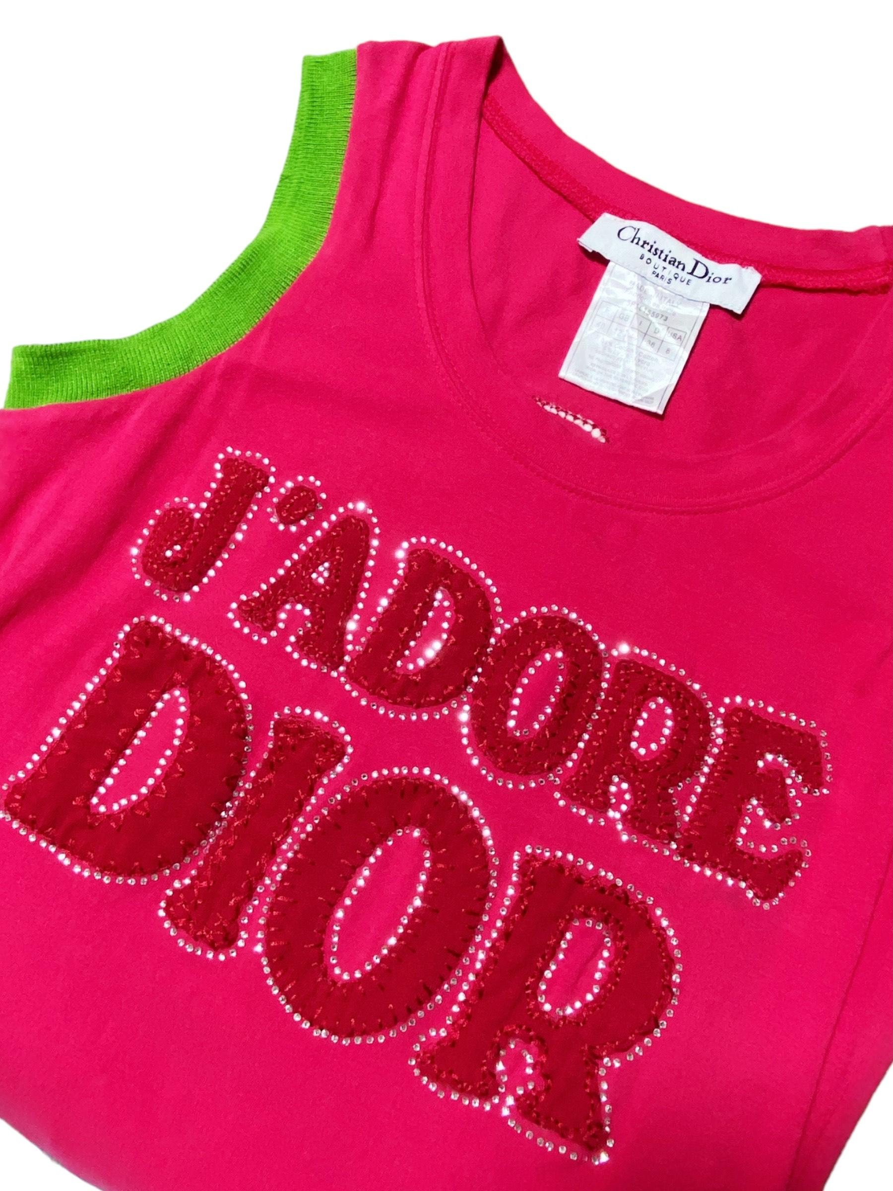 Vintage Rare CHRISTIAN DIOR by John Galliano Tank top 2