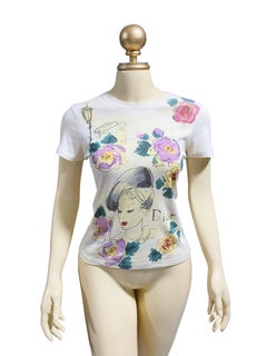 Vintage Rare - CHRISTIAN DIOR & John Galliano 2005 floral tank top