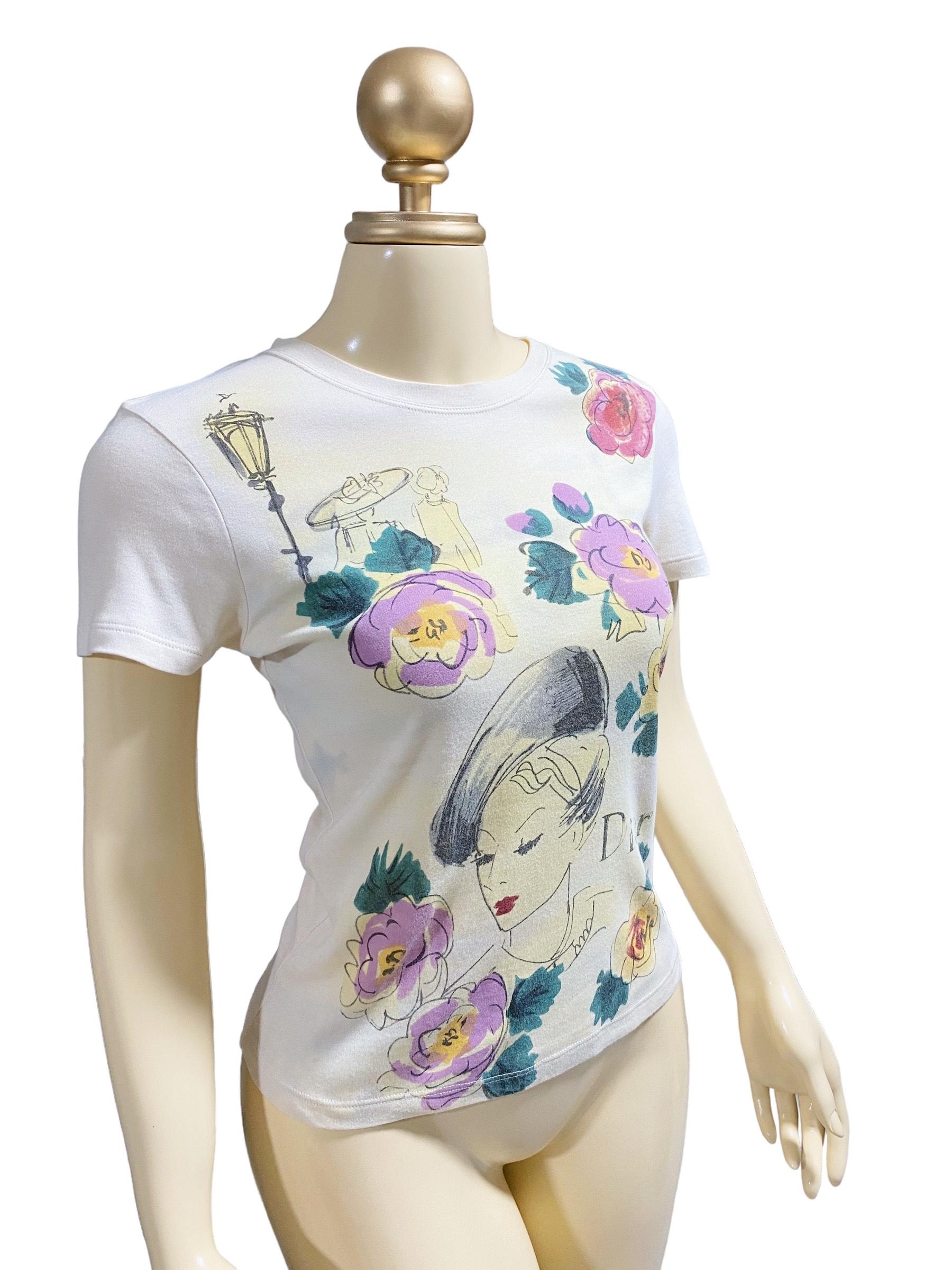 Haut vintage rare CHRISTIAN DIOR & John Galliano 2005 Pour femmes en vente