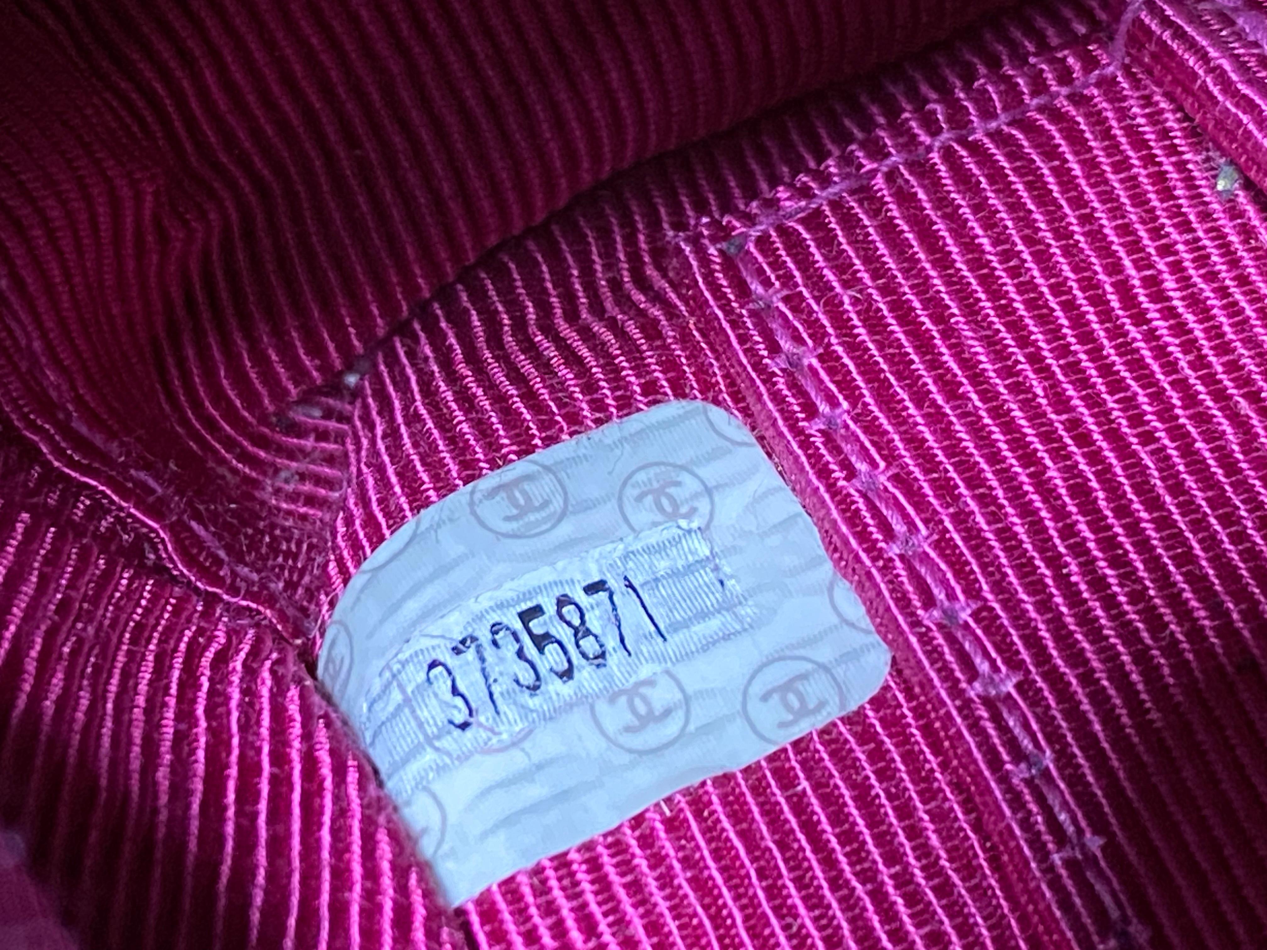 Vintage Rare Circa 1995 CHANEL Emily in Paris -  Mademoiselle Shopping Tote bag For Sale 8