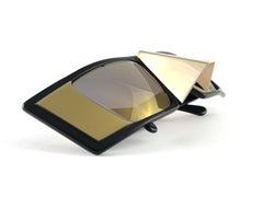 Vintage Rare Collector Alain Mikli AM 88 Nose Guard Avantgarde Sunglasses 1988