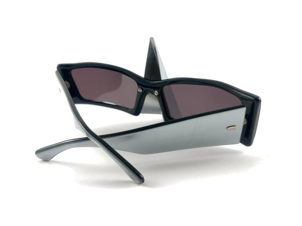 Vintage Rare Collector Alain Mikli AM 89  Nose Guard Avantgarde Sunglasses 1988 For Sale 5