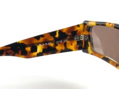 Vintage Rare Collector Alain Mikli AM 89 Nose Guard Avantgarde Sunglasses 1988