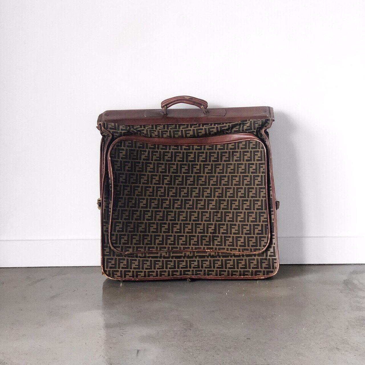 Vintage Rare Collectors Fendi Suiter Suitcase Bag For Sale 1