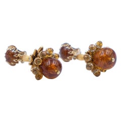 Vintage Rare Elsa Schiaparelli Earrings 1950s