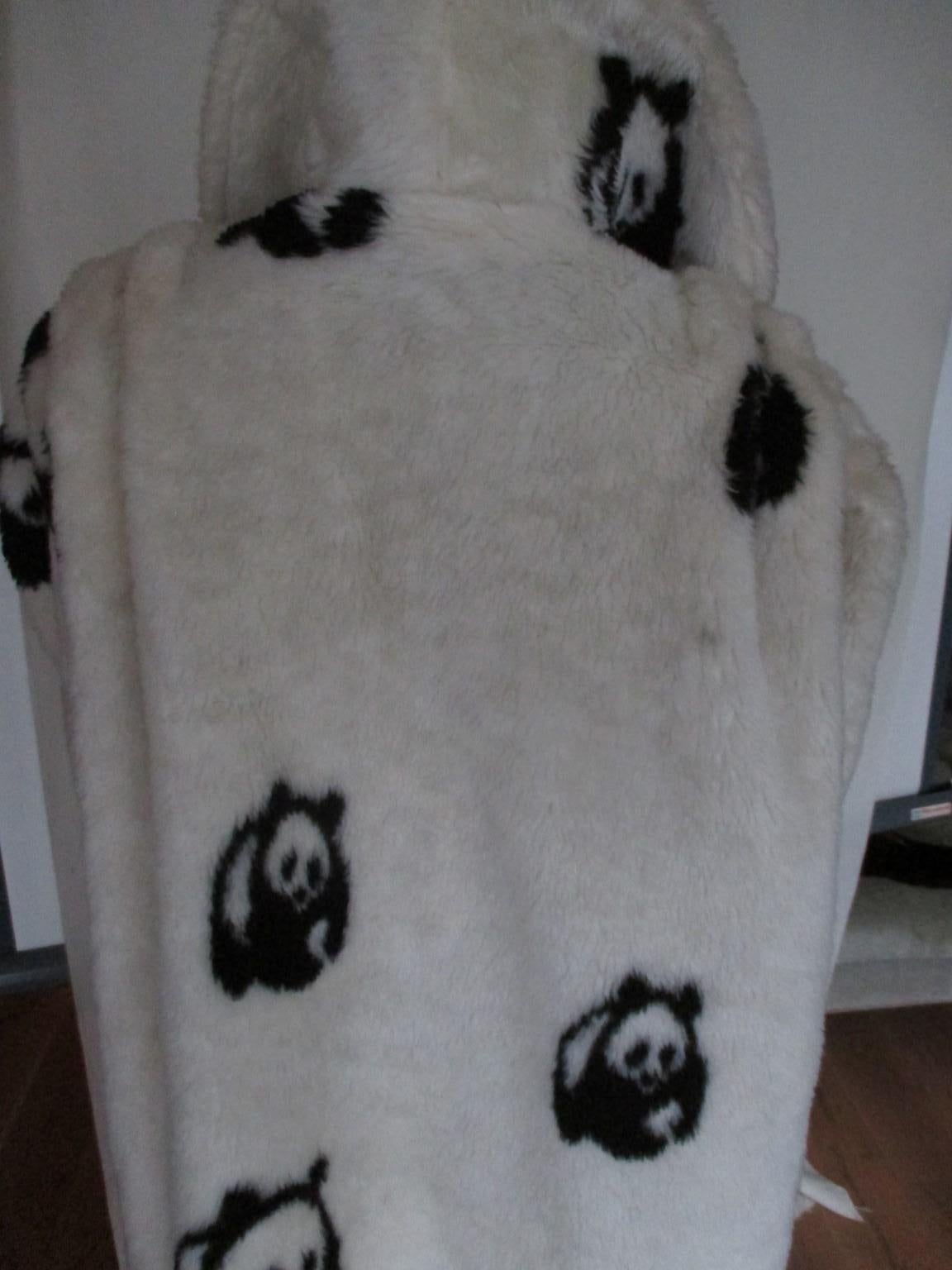 panda mink coat