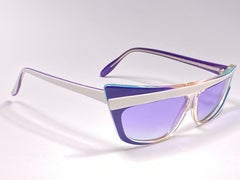 Vintage Rare Gerard Levet Futuristic Design France Sunglasses 1988