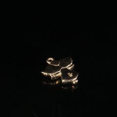 Vintage RARE James Avery 14K Yellow Gold Angel Charm Pendant Retired 3.4g HTF