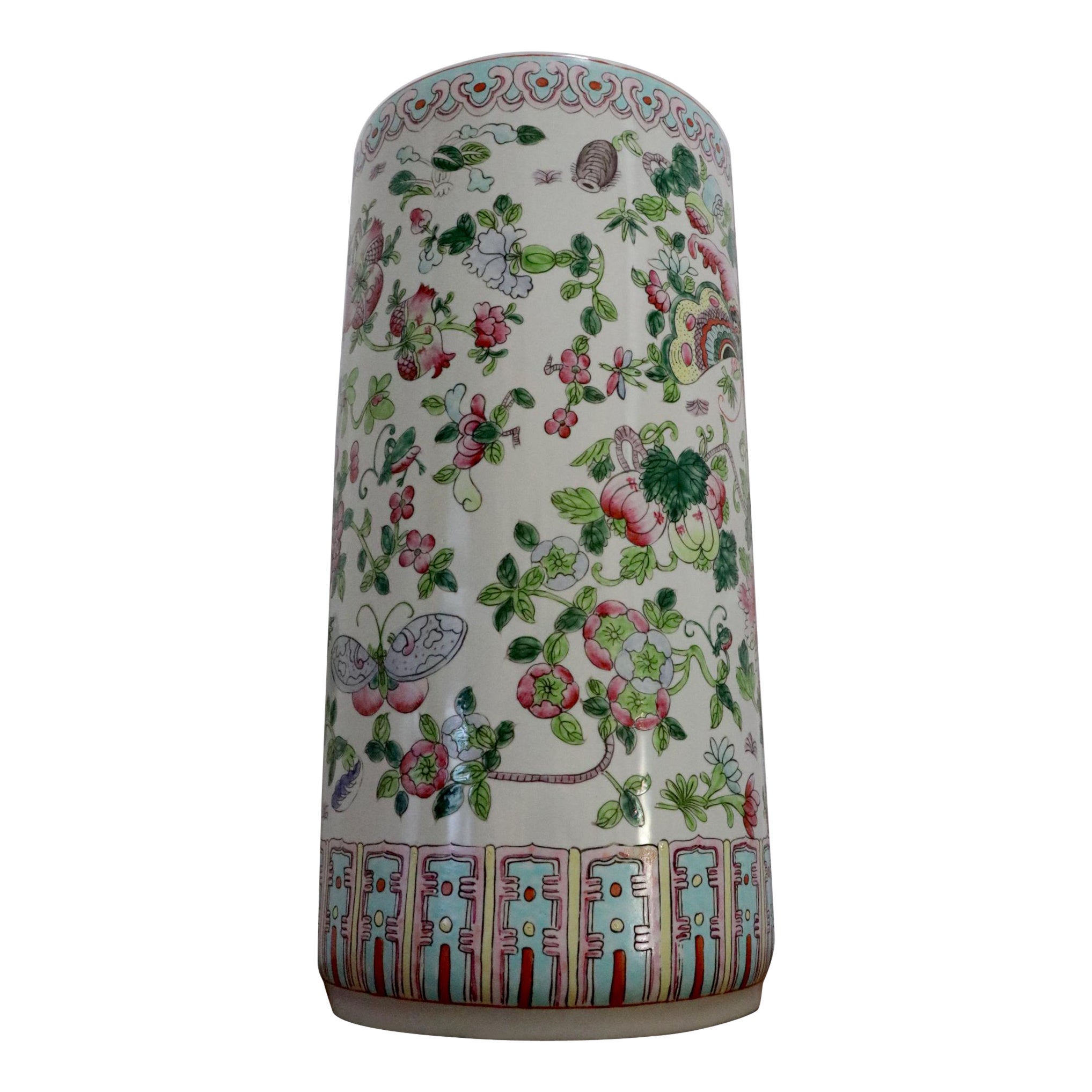 Seltener koreanisch-japanischer keramischer Umbrella Stand