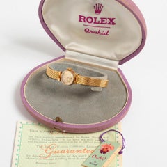 Vintage and Rare, Ladies Rolex Orchid Ref 2251, Box and Papers