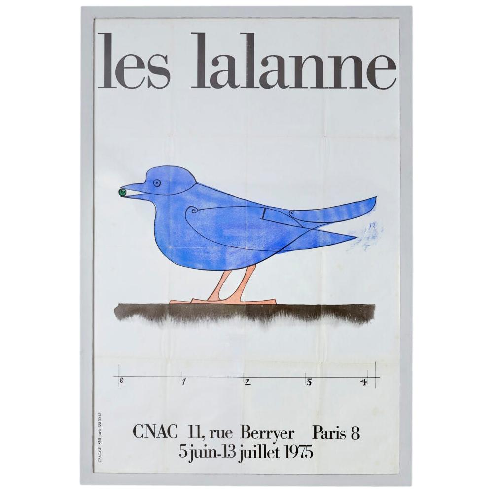 Vintage Rare Les Lalanne Exhibition Poster from Cnac Paris, France, 1975