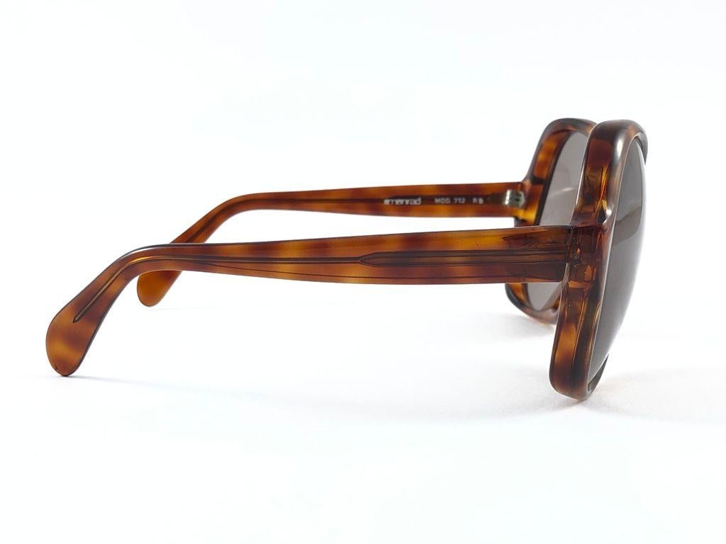 Vintage Rare Menrad 712 Oversized Cut Out 1970 Sunglasses In Excellent Condition In Baleares, Baleares