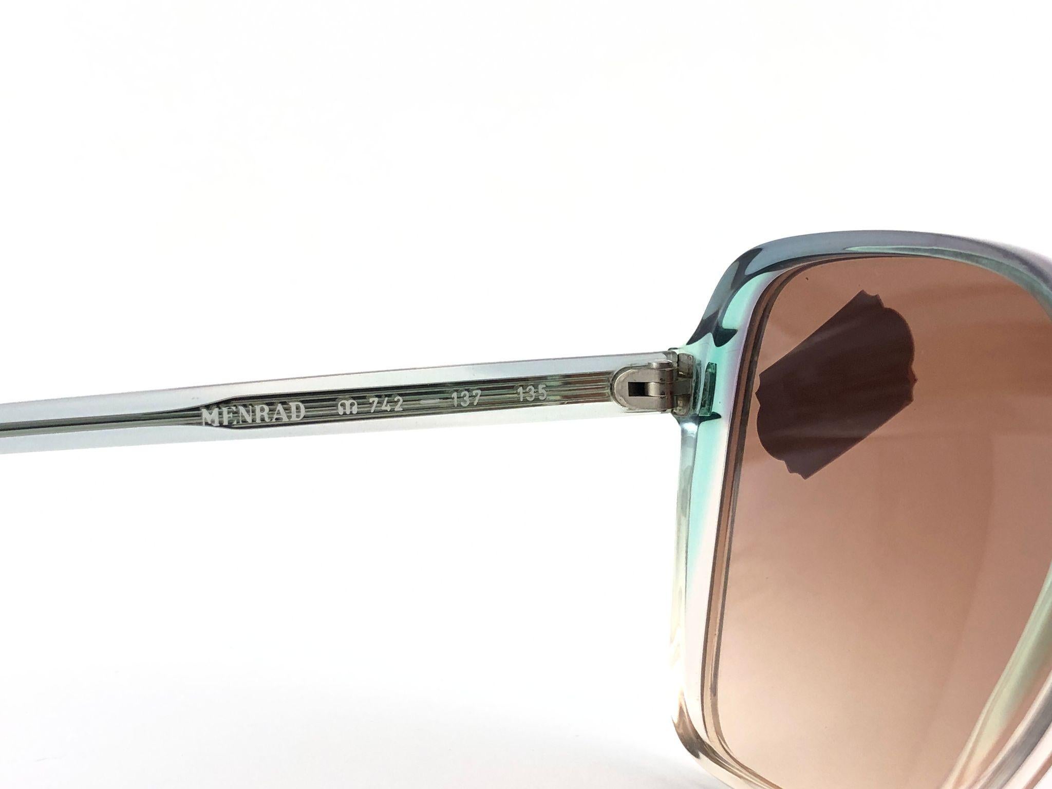 Vintage Rare Menrad M742 Funky Übergröße  1970er Jahre Sonnenbrille im Zustand „Hervorragend“ im Angebot in Baleares, Baleares