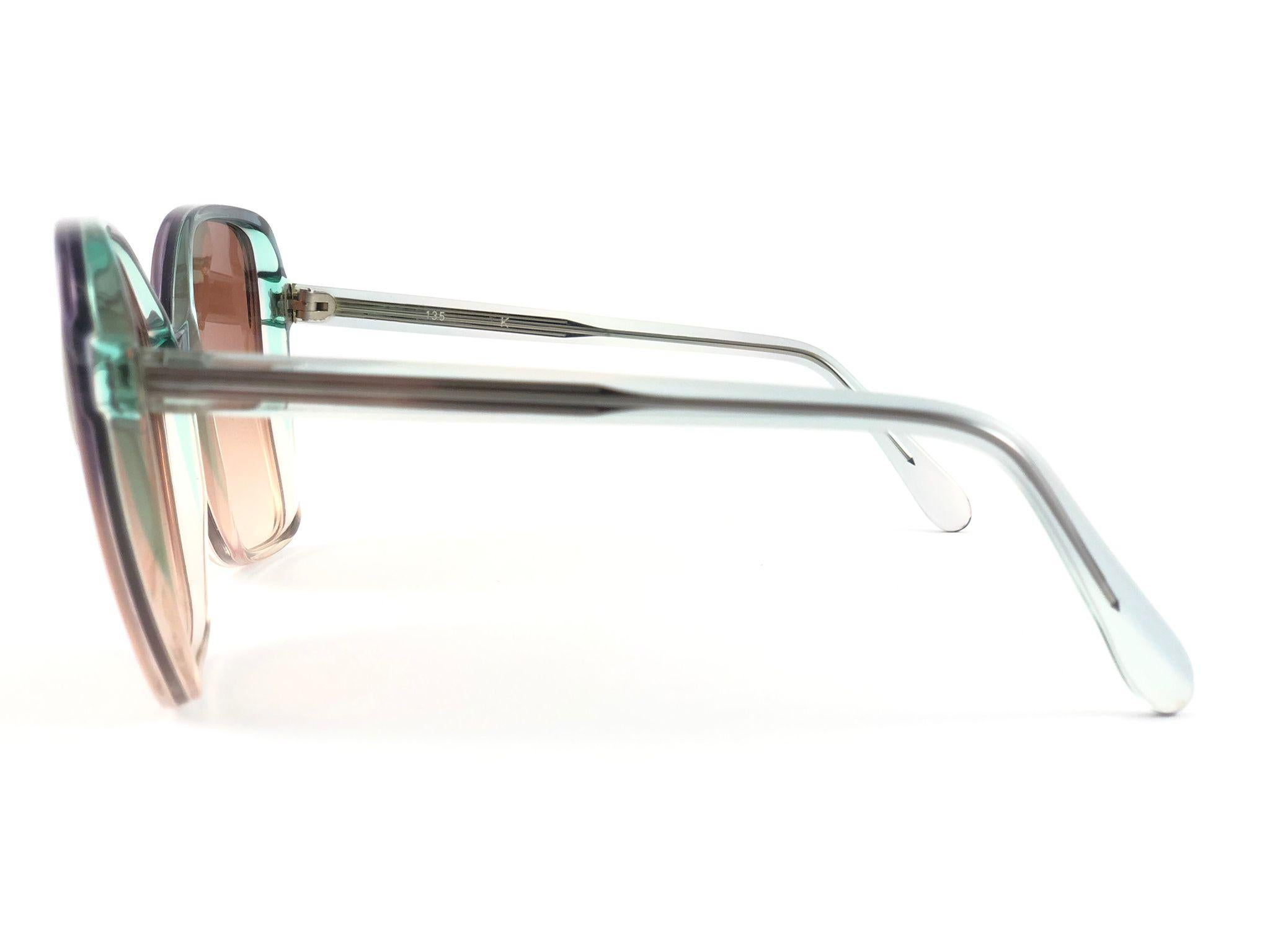 Vintage Rare Menrad M742 Funky Übergröße  1970er Jahre Sonnenbrille Damen im Angebot