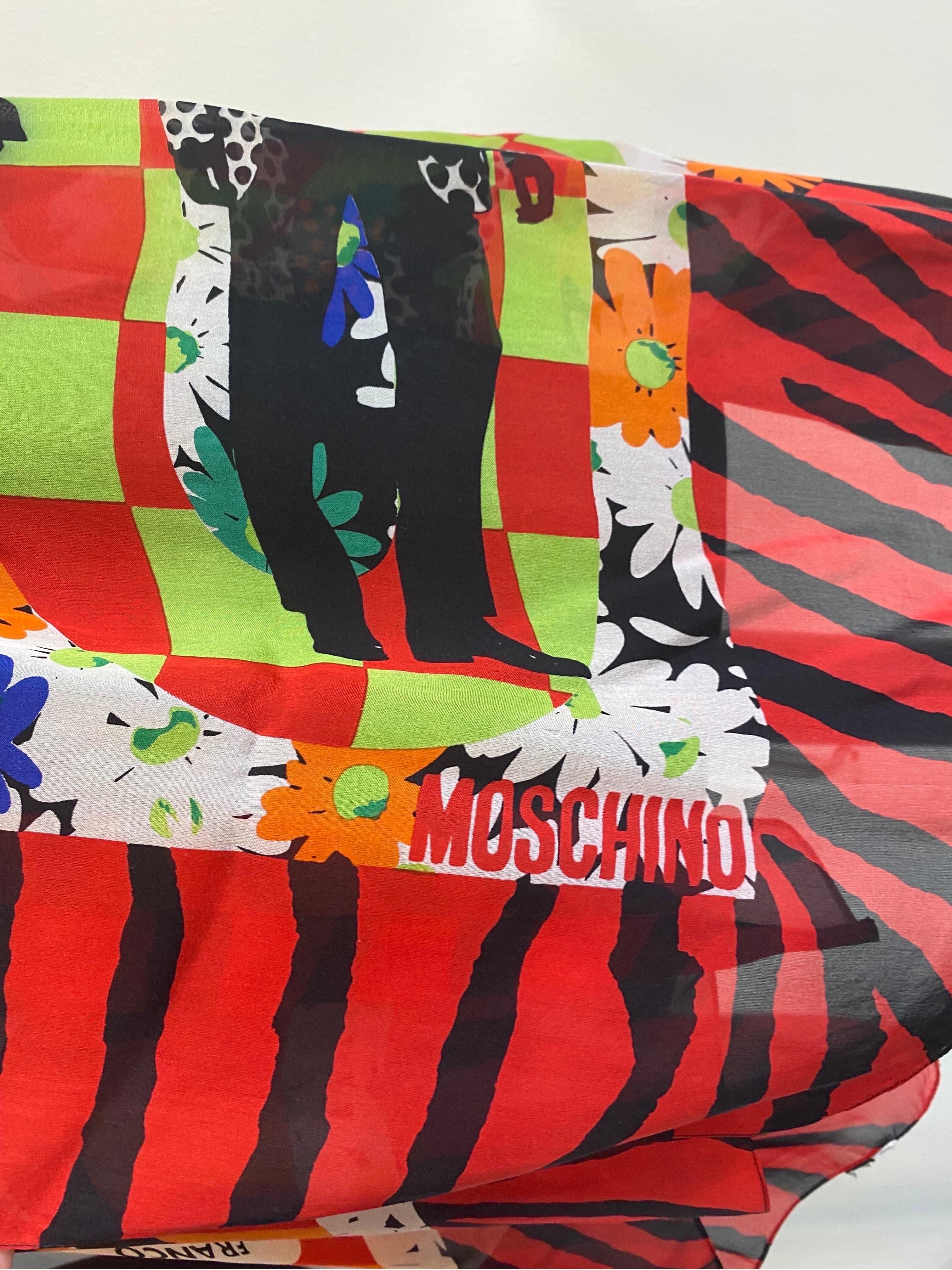 Raro foulard Moschino d'epoca In condizioni ottime in vendita a Carnate, IT
