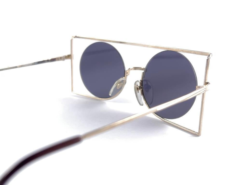 Vintage Rare Neostyle Inside Silver Lenses 1970 Sunglasses For Sale 1