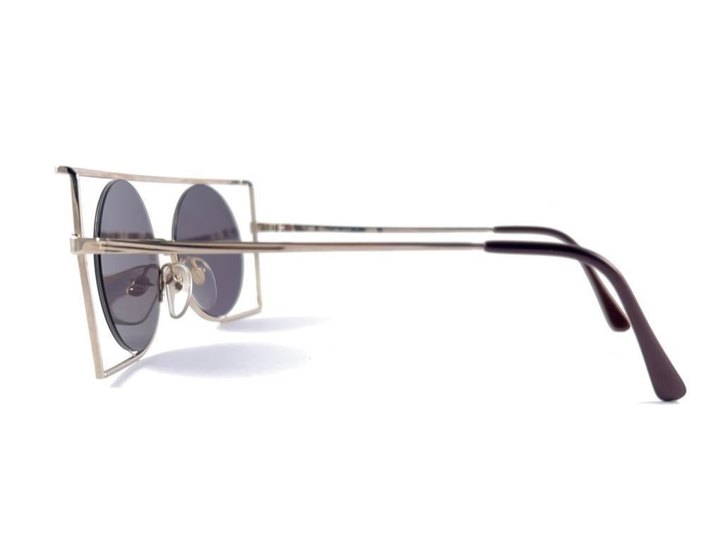 Vintage Rare Neostyle Inside Silver Lenses 1970 Sunglasses For Sale 3