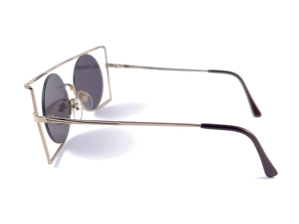 Vintage Rare Neostyle Inside Silver Lenses 1970 Sunglasses For Sale 4