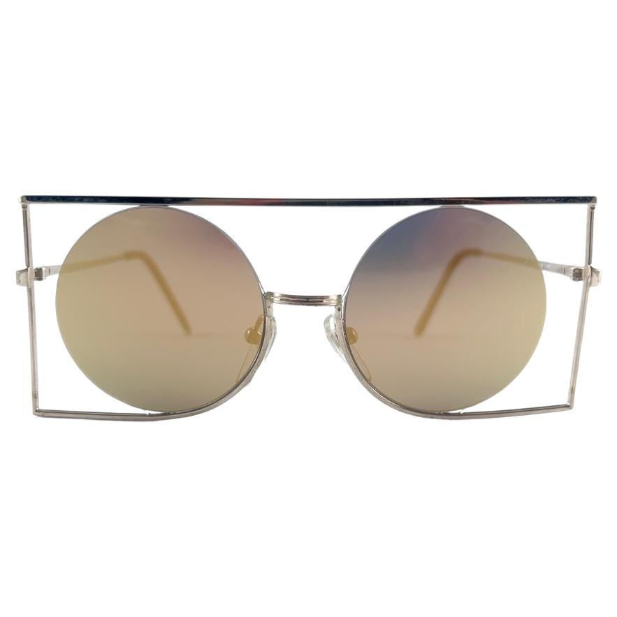 Vintage Rare Neostyle Inside Silver Lenses 1970 Sunglasses For Sale