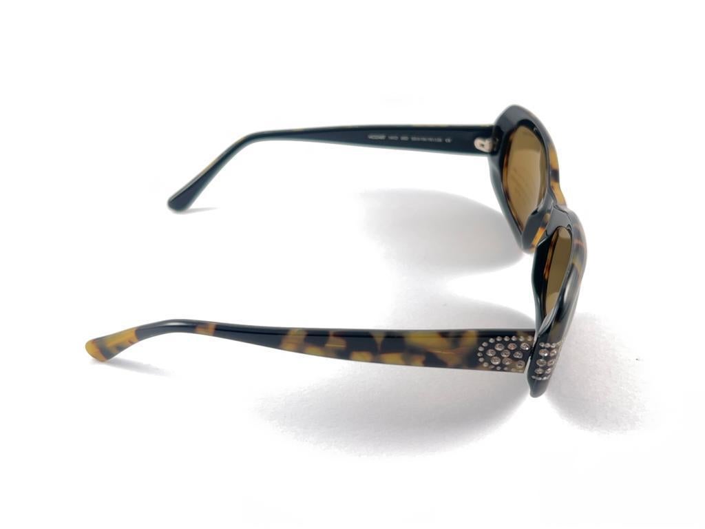 Vintage Rare NEOSTYLE Mozart Tortoise Oversized 1970 Sunglasses For Sale 7