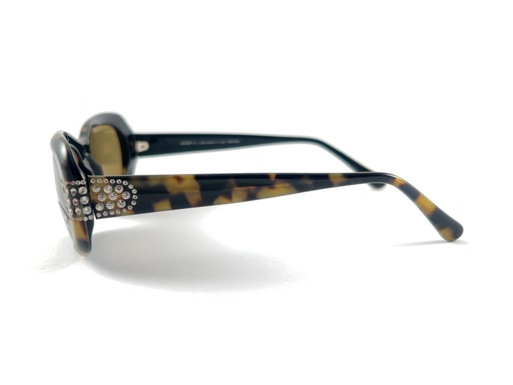 Women's Vintage Rare NEOSTYLE Mozart Tortoise Oversized 1970 Sunglasses For Sale