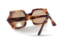 Vintage Rare Oliver Goldsmith Dark Tortoise Made In England 1970's Lunettes de soleil