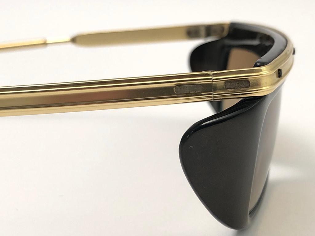 Marron Lunettes de soleil vintage Oliver Goldsmith 