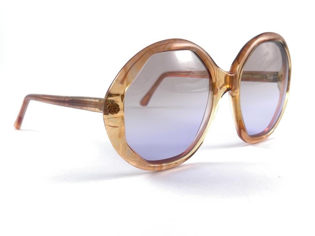 Oliver Goldsmith - Lunettes de soleil vintage rares « MAGSEE », fabriquées en Angleterre, années 1970 en vente 2