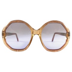 Gafas de sol vintage raras Oliver Goldsmith " MAGSEE " Made In England años 70