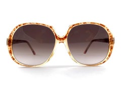Vintage Rare Oliver Goldsmith Oversized " Onza " Translucent Gradient Sunglasses