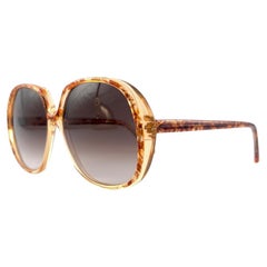 Vintage Rare Oliver Goldsmith Oversized " Onza " Translucent Gradient Sunglasses
