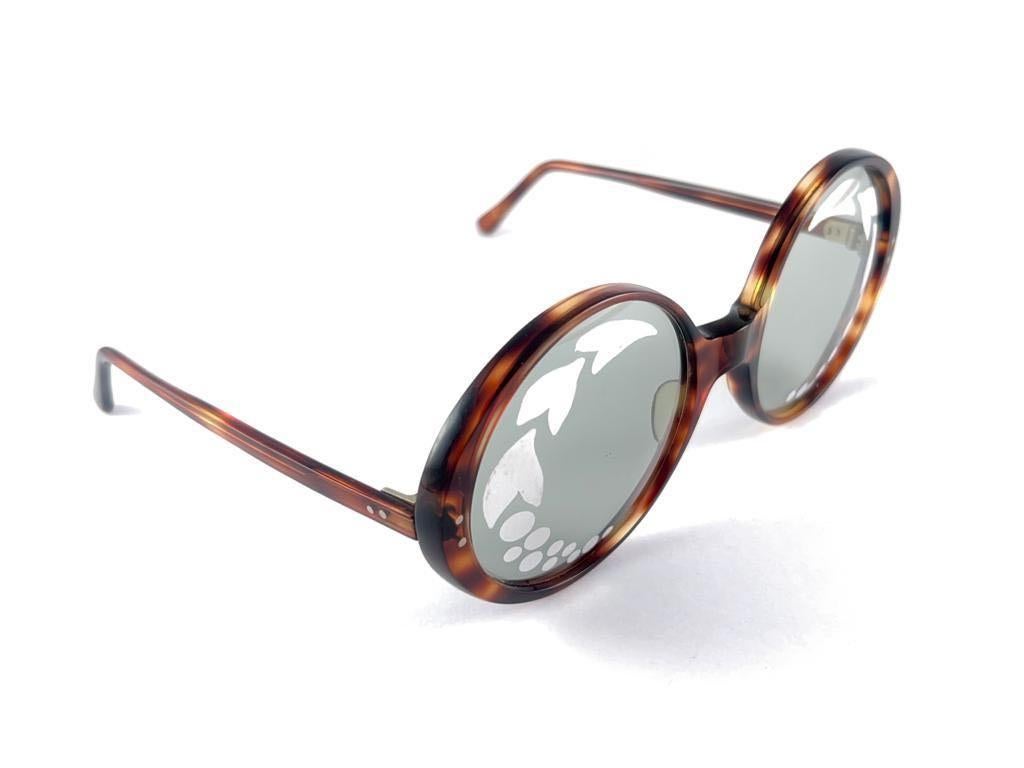 Women's Vintage Rare Oliver Goldsmith Special Accented Lens England 1970'S Sunglasses For Sale