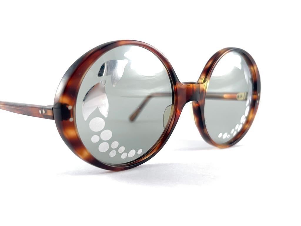 Vintage Rare Oliver Goldsmith Special Accented Lens England 1970'S Sunglasses For Sale 1